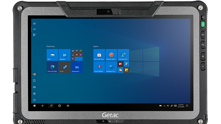 Das Getac Tablet F110 vereint Laptop- und Tablet Eigenschaften bei hoher Leistung  Bild: Getac