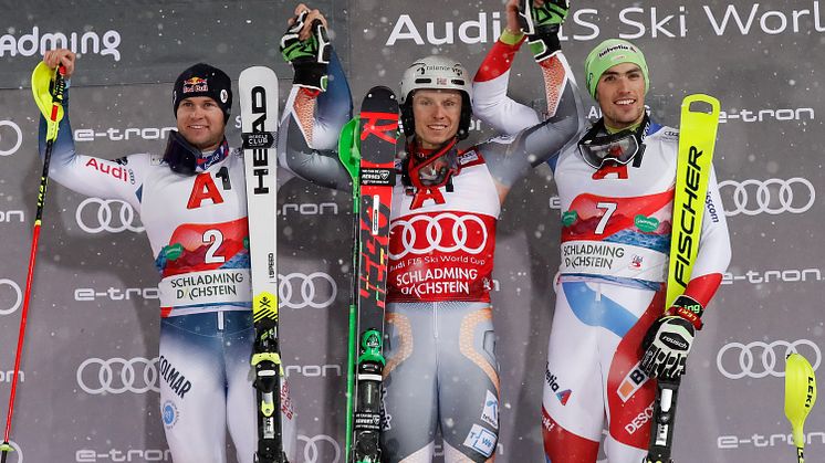 Alexis Pinturault Zweiter beim Nightrace in Schladming