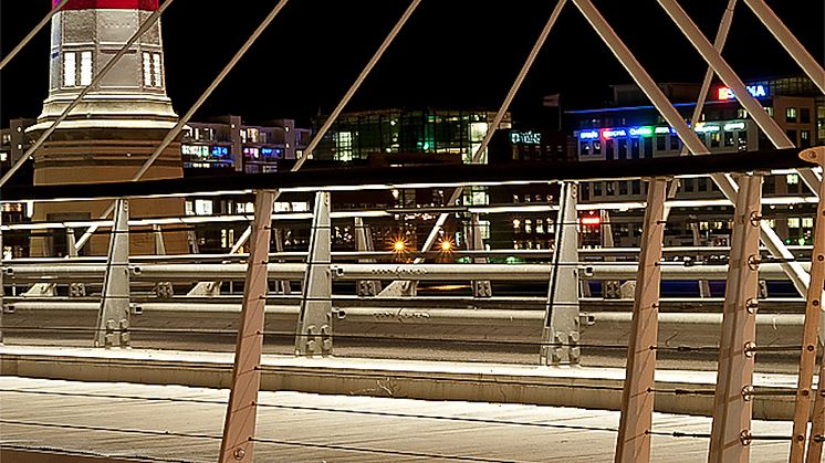 Fyren vid Malmö inre. Foto: Lars Bendroth. 