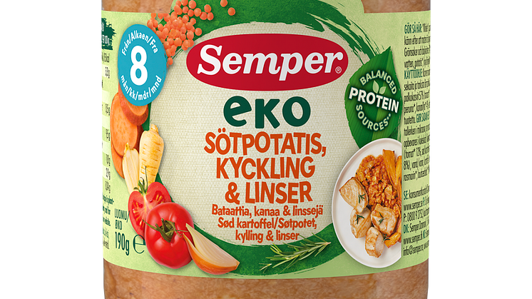 eko sötpotatis kyckling