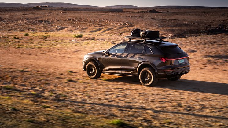 Inspireret af ørkenrally: Audi Q8 e-tron edition Dakar