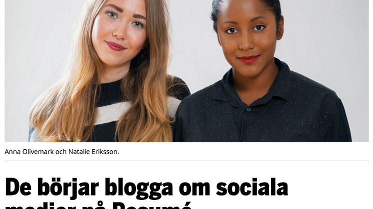 Natalie från The Amazing Society bloggar på Resume
