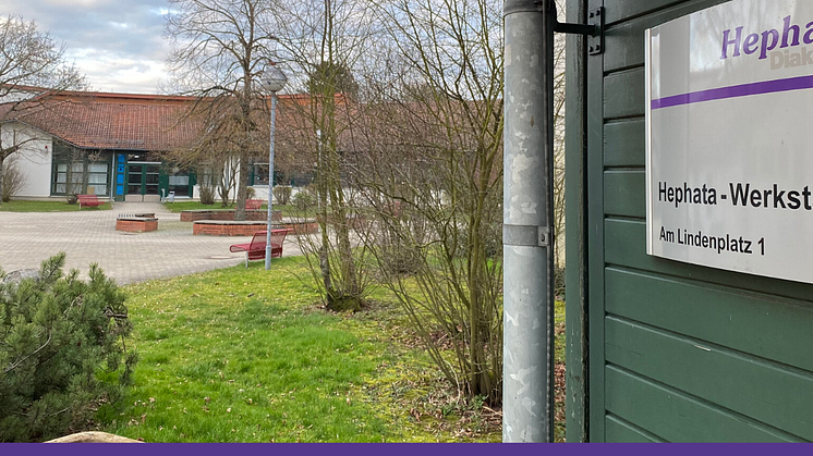 Seit dem 24. März und zunächst bis mindestens 4. Mai für Klientinnen und Klienten geschlossen: Die Hephata-Werkstätten „Am Lindenplatz“.