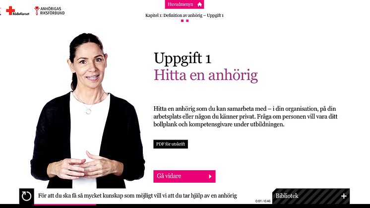 Nu finns det en webbutbildning för dig som är engagerad i anhörigfrågor!
