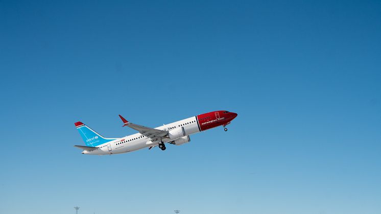 Flyget till Etiopien lyfte från Kastrup klockan 10:00. Det här är Norwegians sjätte flygning med nödhjälp i samarbete med UNICEF. 