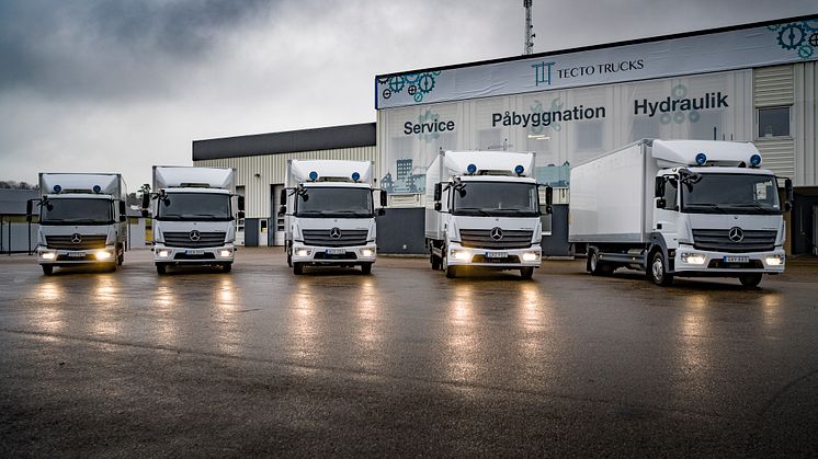 Tecto Trucks vid E4 i Markaryd är Sveriges nyaste auktoriserade verkstad för Mercedes-Benz Lastbilar och Transportbilar.
