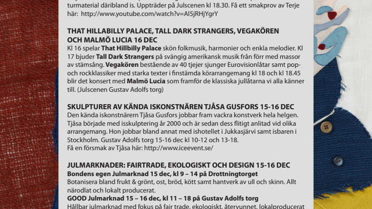 Extrainsatta konserter på Malmös Julscen; That Hillabilly Palace och Tall dark strangers!