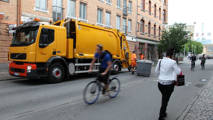 Renova först ut med fossilfritt bränsle i alla sopbilar 