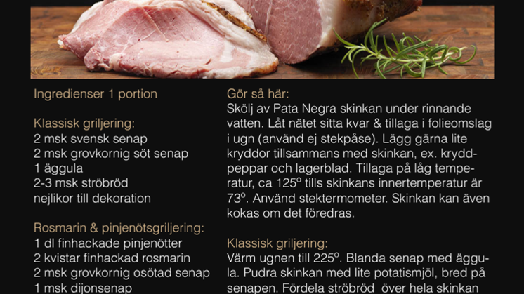 Pata Negra julskinka från Meat The World