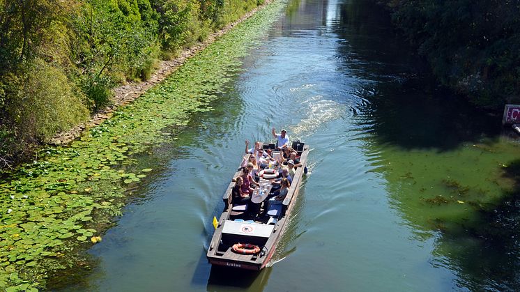 Leipziger Wasserfest - Schute Luise auf dem Karl-Heine-Kanal