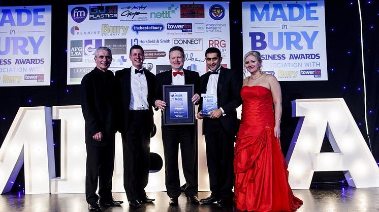 The success of local businesses celebrated at the 2016 Made in Bury Business Awards