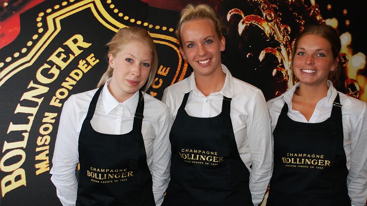 Tre klara för final till The Lily Bollinger Award