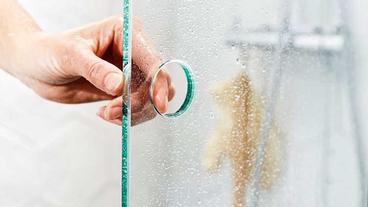 Rulldusch handtag hand blo╠êt