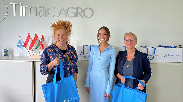 TIMAC AGRO Österreich dankt Zwentendorfs Bürgermeisterin und Gemeindevertreter:innen für ihren Besuch