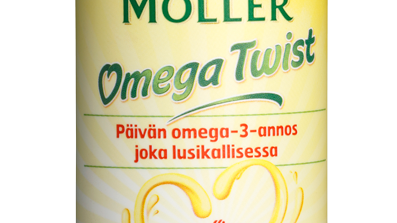 Pehmeä, sitruunanmakuinen Möller-kalaöljy