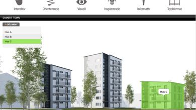 HusmanHagberg väljer DIAKRITS digitala lösning för presentation av nyproduktionsprojekt - för snabbare och smidigare process 