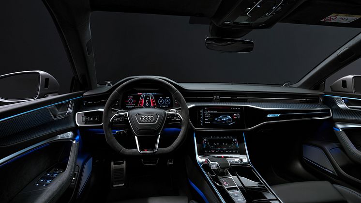 Audi RS 7 Sportback performance (Ascariblå mat) detalje
