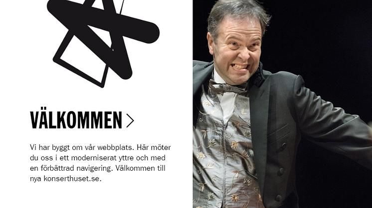 Konserthuset lanserar ny webbplats