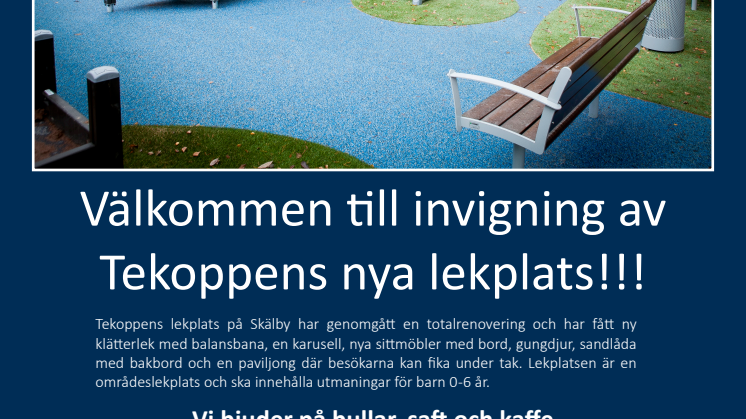 Invigning Tekoppens lekplats