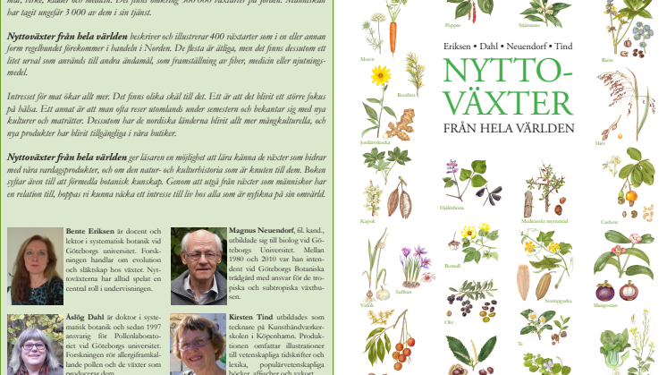 Ny bok sprider ljus över världens nyttoväxter