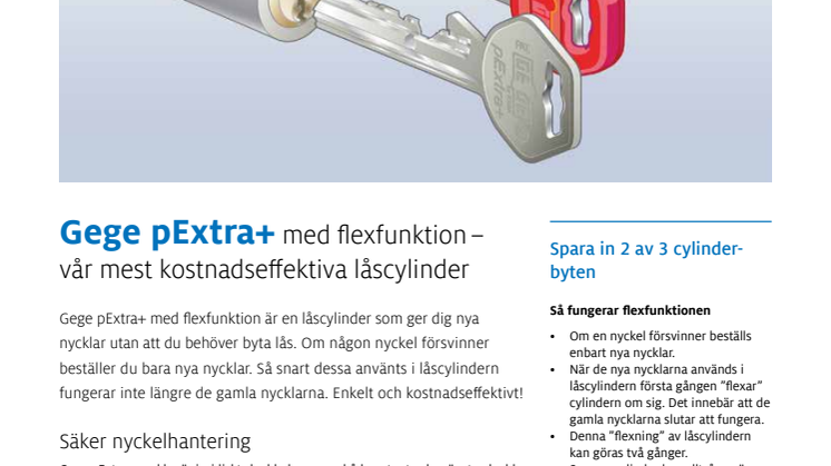 Spara in 2 av 3 cylinderbyten