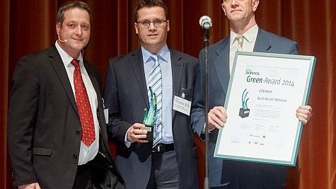 Miljöutmärkelse till Bosch Rexroth lackeringsverkstad