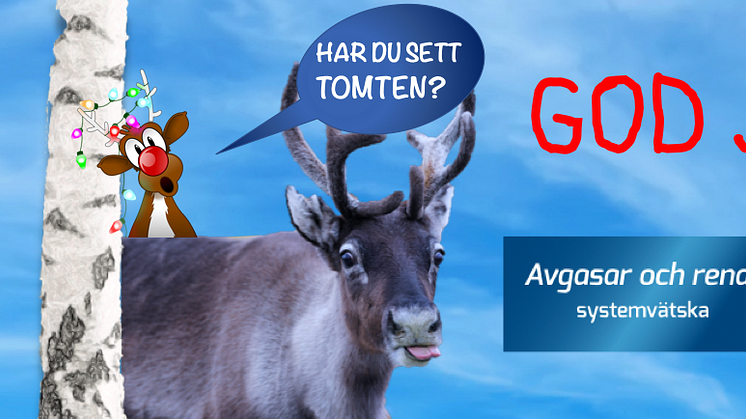 Ja, han gick förbi och letade efter sina renar, hade lite bråttom verkade det som.