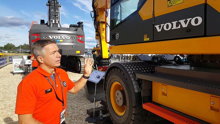 Fördelarna med Volvo EWR150E Rail -  Peter Bäck