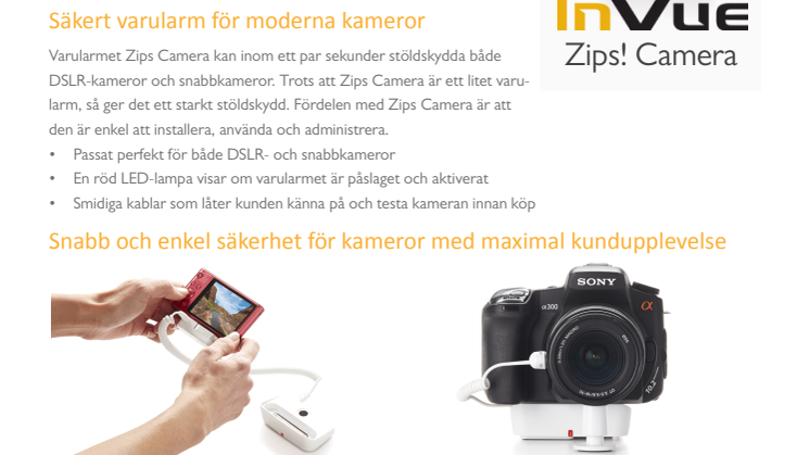PDF: Snabbt och säkert stöldskydd för kameror
