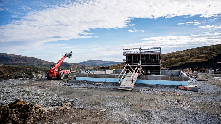 Geitfjellet vindpark okt 2018 servicebygg