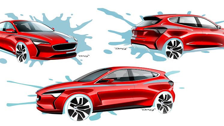 Nye Ford Focus 2018 skisser