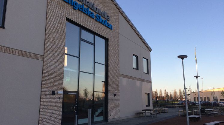 Engelska skolan i Landskrona prisas för sin gestaltning. Bild: Landskrona stads pressbild. 