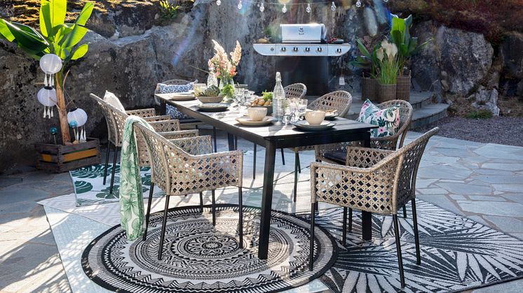 Rusta inspirerar till grillfest och lata sommardagar 