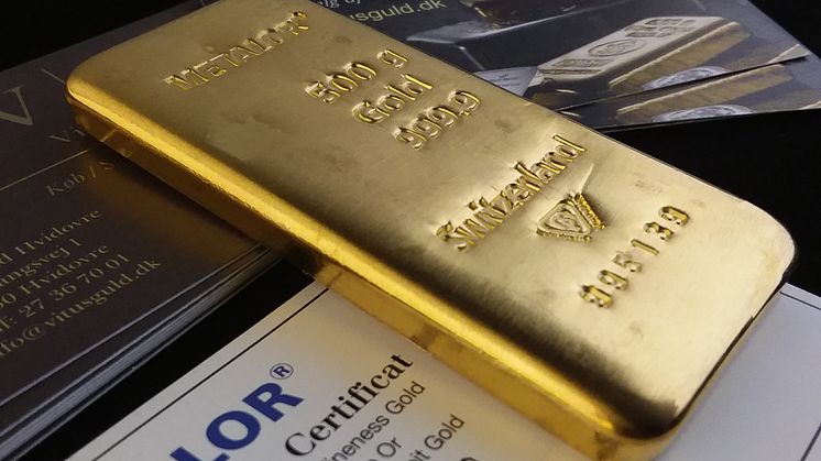 For første gang kan du nu abonnere på guld Danmark. Vitus Guld, der står bag tiltaget, kalder det banebrydende.  Foto: PR.