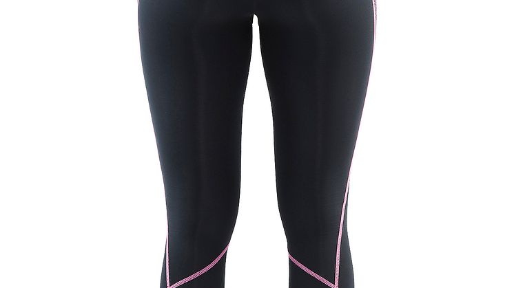 Delta Compression long tights för dam i färgen black/pop