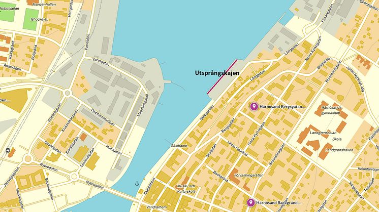 Utsprångskajen i Härnösand stängs av