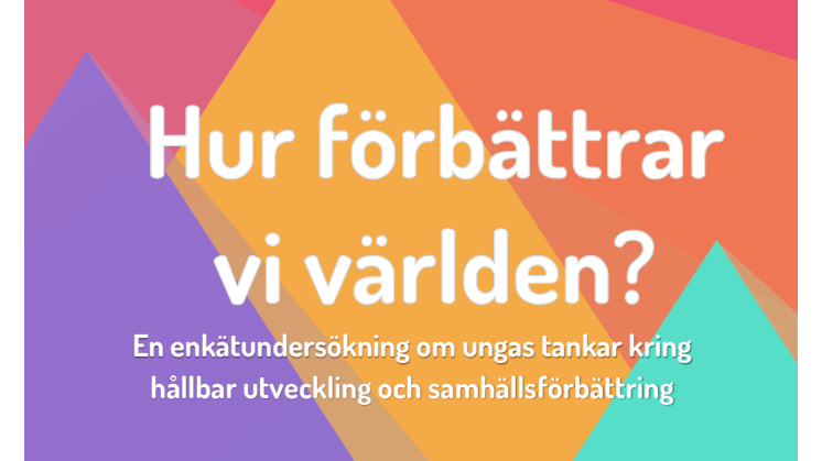Hur förbättrar vi världen? – Enkätresultat
