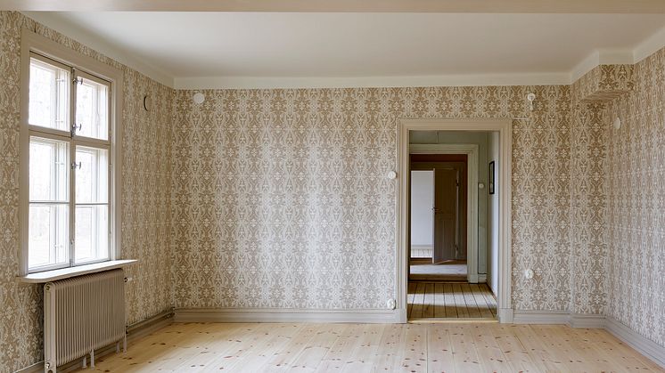 Lärjeholms Gård - tidstypiska tapeter