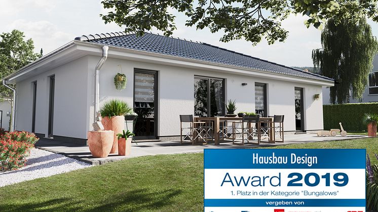 Der Bungalow 110 ist Gewinner des Hausbau Design Awards 2019