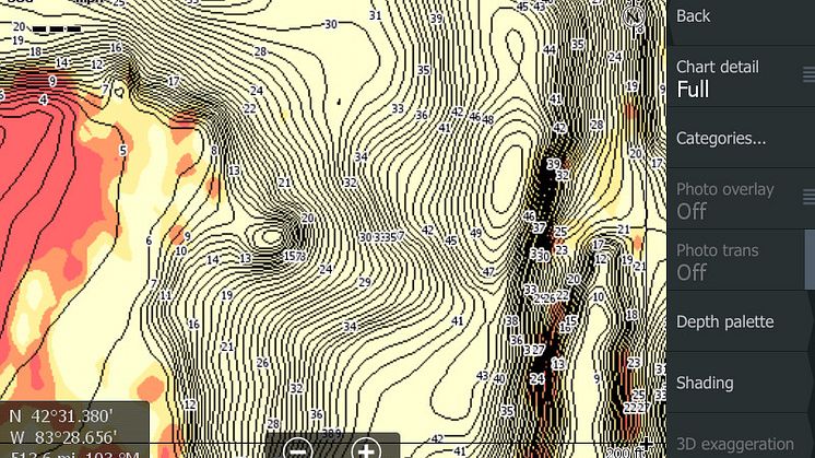 Hi-res image - C-MAP - Genesis Edge Bottom Hardness
