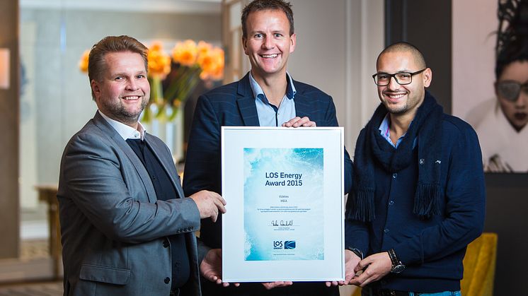 Vant LOS Energy Award: IKEA og Kristiansand best på energisparing