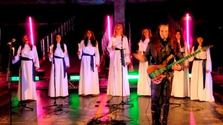 Lucia meets hard rock at the Port of Gothenburg 