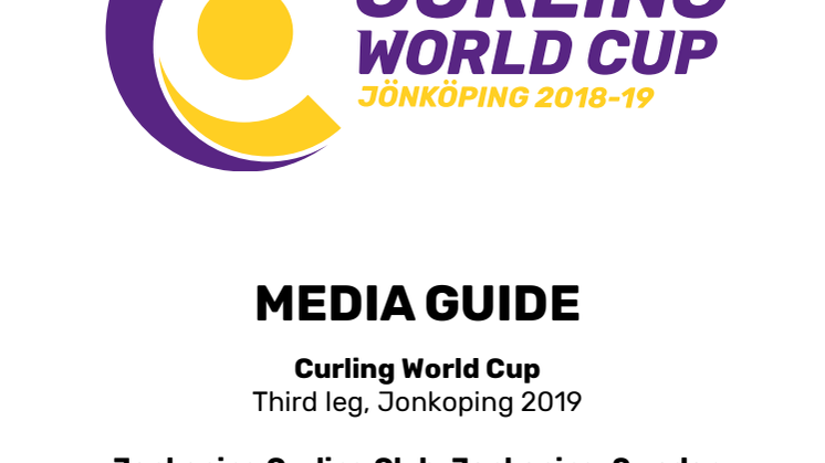 Media guide Curling World Cup Jönköping 2019