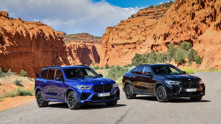BMW X5 M Competition og BMW X6 M Competition