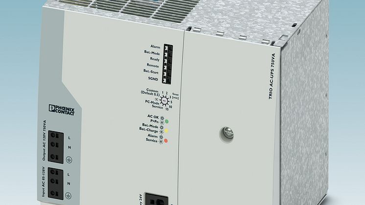 Ny AC-strømforsyning med integrert batteri