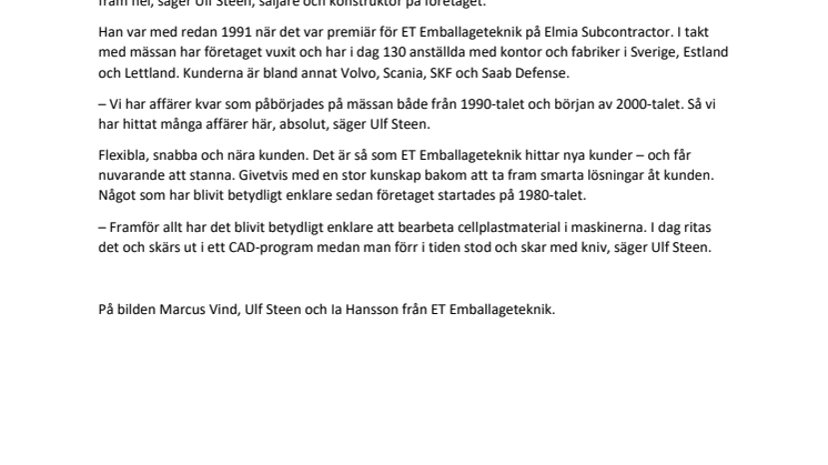Rätt förpackning minimerar fel i leveransen