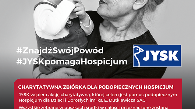 Charytatywna zbiórka dla Hospicjum Dutkiewicza w trójmiejskich sklepach JYSK