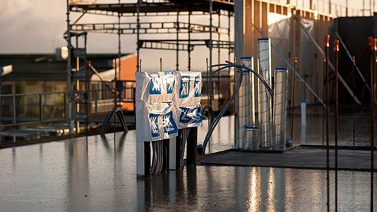 Reduced installation time with prefabricated solutions