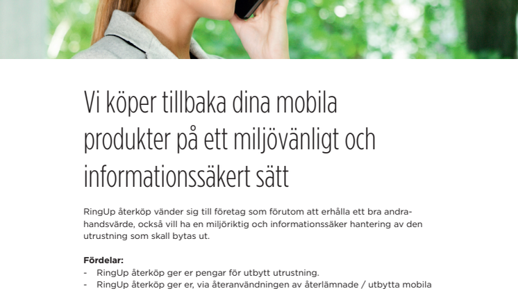 RingUp Återköp