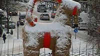 Julbocken i Gävle brinner om börsen går upp i december?